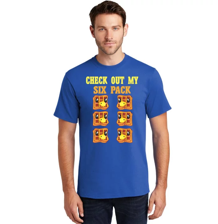 Check Out My Six 6 Pack Waffle Weightlifting 'S 'S Cool Gift Tall T-Shirt