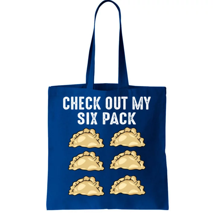 Check Out My Six Pack 6funny Giftpack Polish Pierogi Six Pack Cool Gift Tote Bag