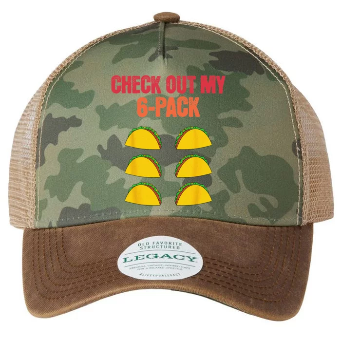 Check Out My Six 6 Pack With Tacos For Cinco de Mayo Funny Legacy Tie Dye Trucker Hat