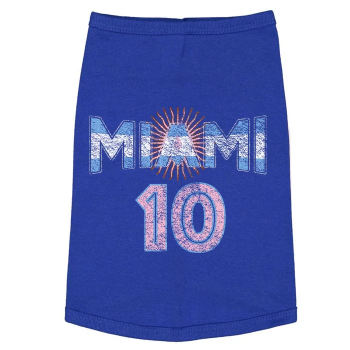 City Of Miami Argentina Blue Pink Sun 10 Flag Doggie Tank