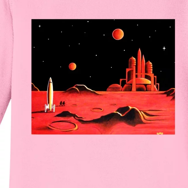 City On Mars Baby Long Sleeve Bodysuit