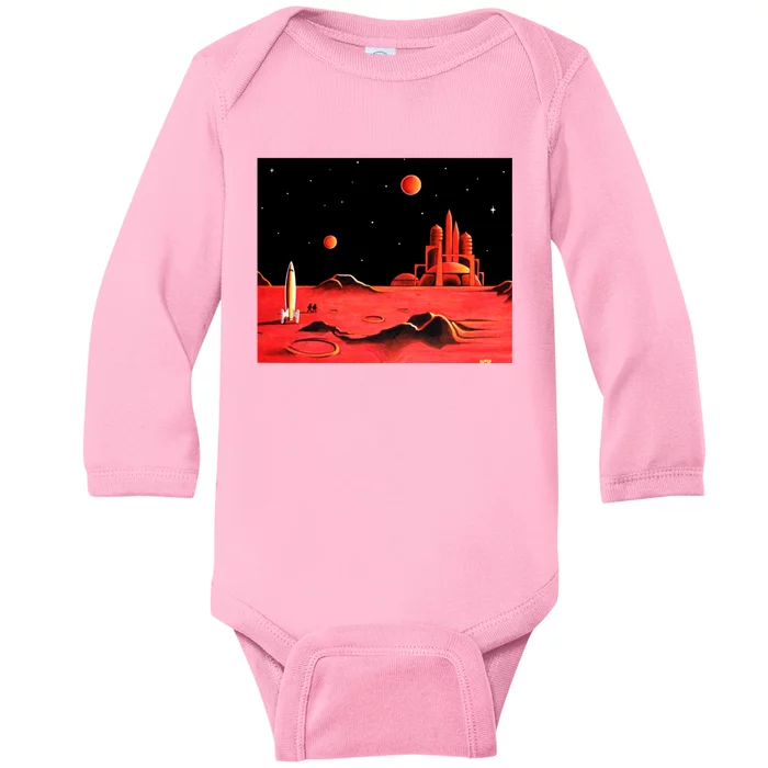 City On Mars Baby Long Sleeve Bodysuit