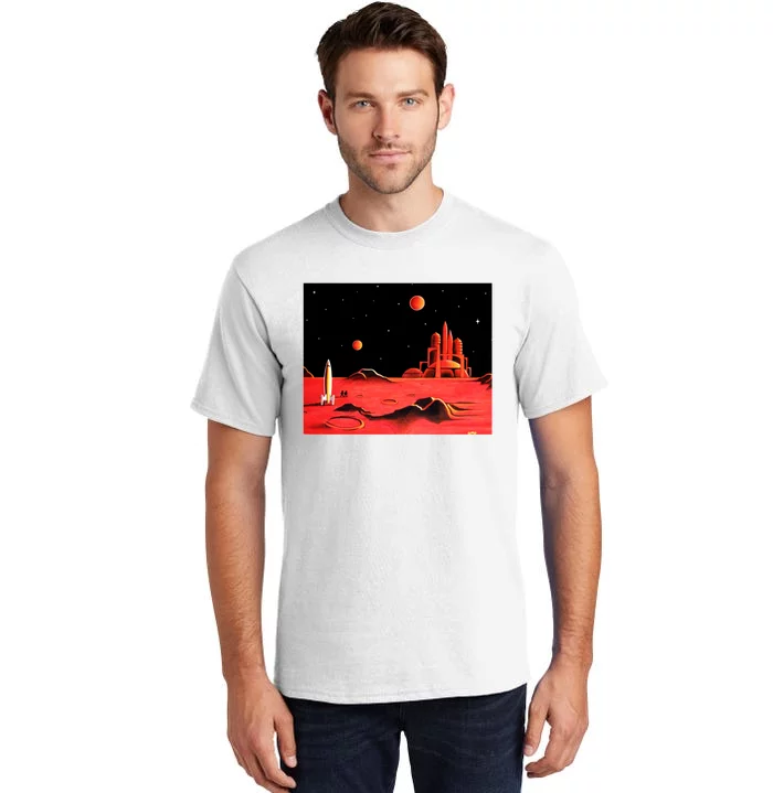 City On Mars Tall T-Shirt