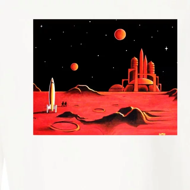 City On Mars Cropped Pullover Crew