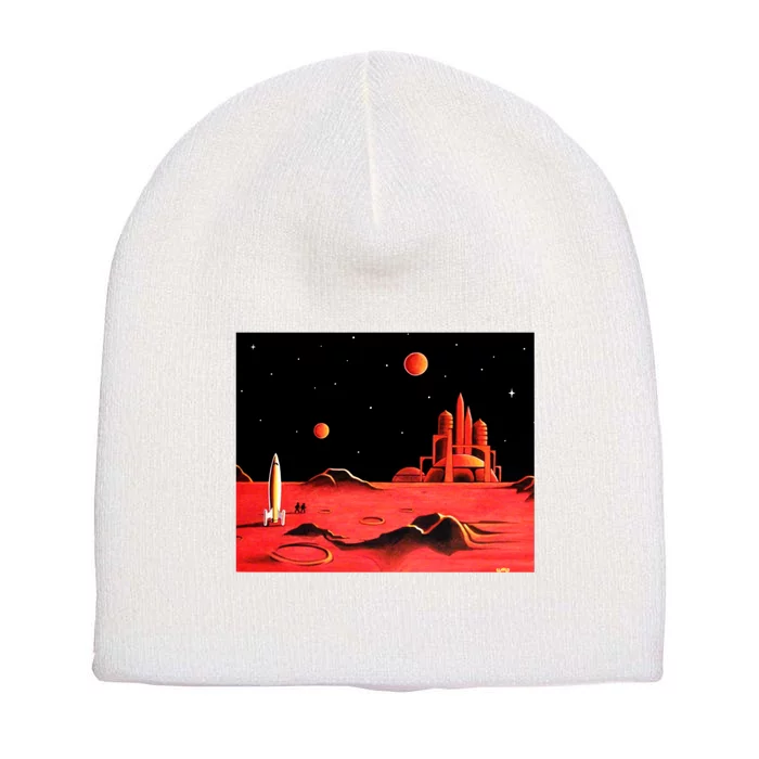 City On Mars Short Acrylic Beanie