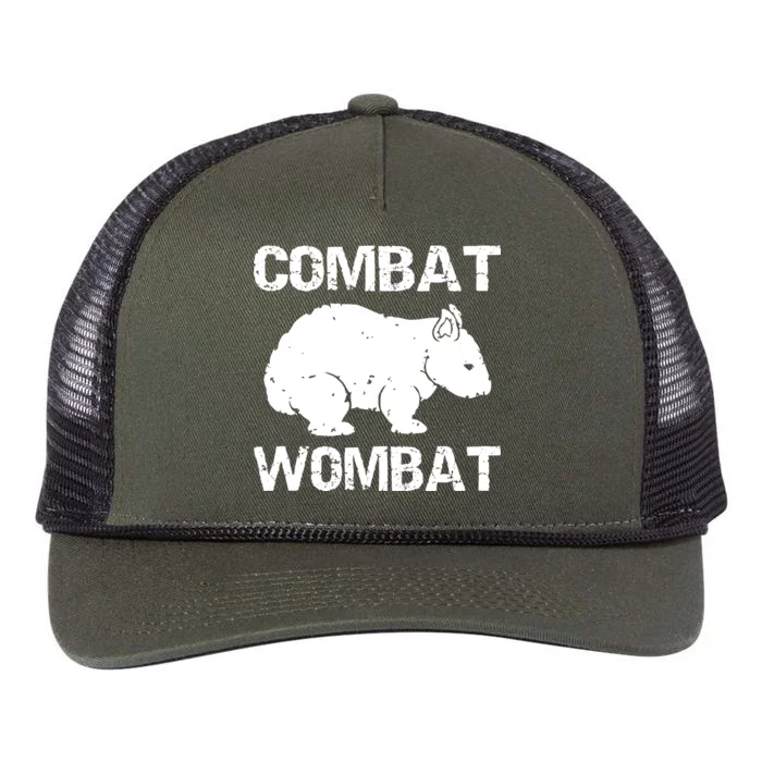 Combat Wombat Retro Rope Trucker Hat Cap