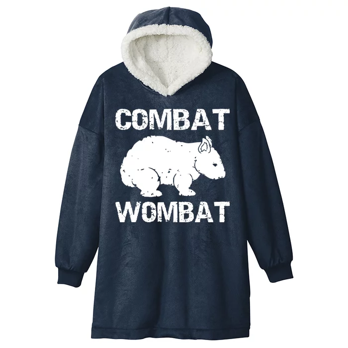 Combat Wombat Hooded Wearable Blanket