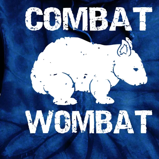 Combat Wombat Tie Dye Hoodie