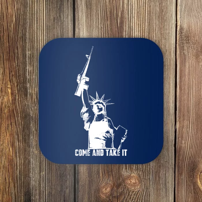 Come & Take It Liberty Gun & Second Amendment Coaster