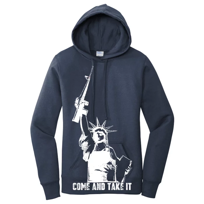 Come & Take It Liberty Gun & Second Amendment Women's Pullover Hoodie