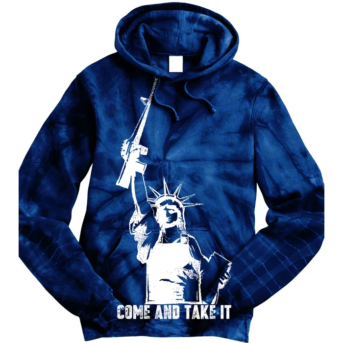 Come & Take It Liberty Gun & Second Amendment Tie Dye Hoodie