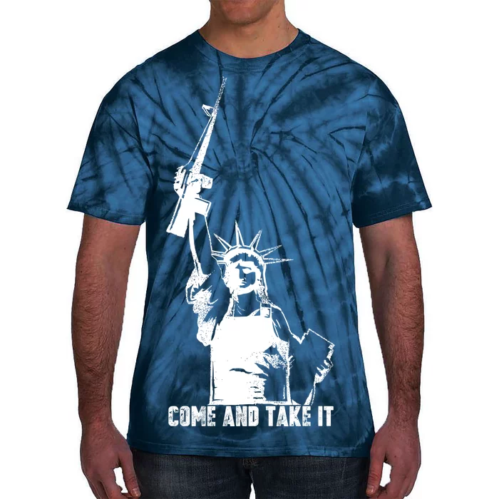 Come & Take It Liberty Gun & Second Amendment Tie-Dye T-Shirt