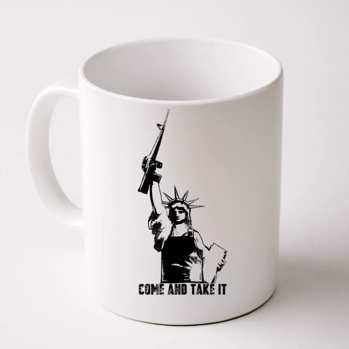 Come & Take It Liberty Gun & Second Amendment Front & Back Coffee Mug