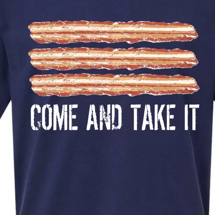 Come and Take It Bacon Sueded Cloud Jersey T-Shirt