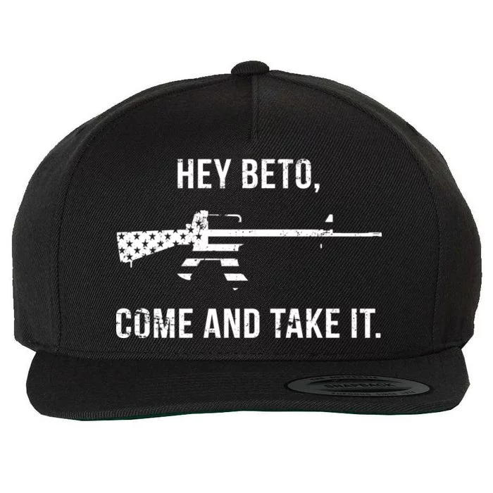 Come And Take It Beto Wool Snapback Cap