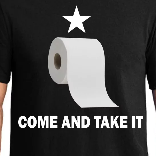 Come and Take It Funny Toilet Paper Pajama Set