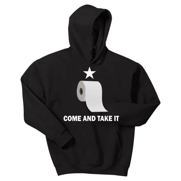 Come and Take It Funny Toilet Paper Kids Hoodie