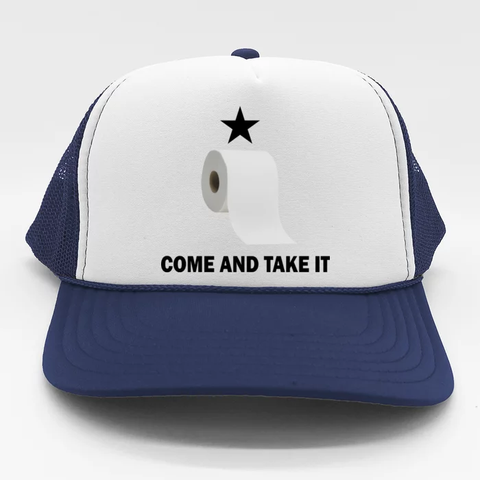 Come and Take It Funny Toilet Paper Trucker Hat