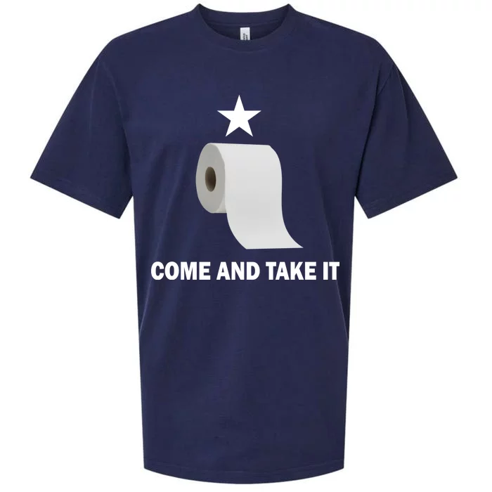 Come and Take It Funny Toilet Paper Sueded Cloud Jersey T-Shirt