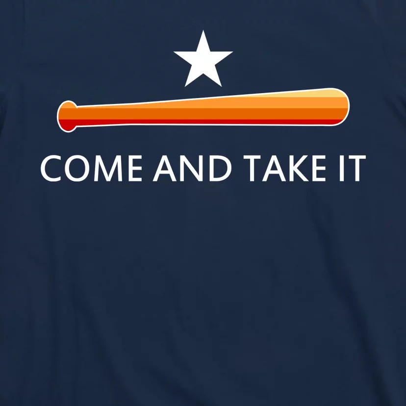 Houston Astros Inspired Come and Take It Navy Unisex T-Shirt
