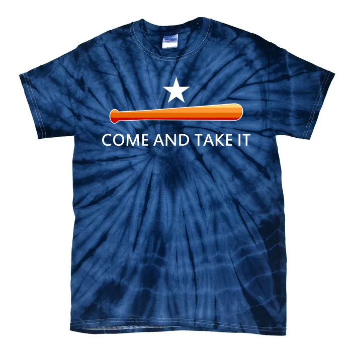 Come and Take It Houston Vintage Baseball Bat Flag T-Shirt