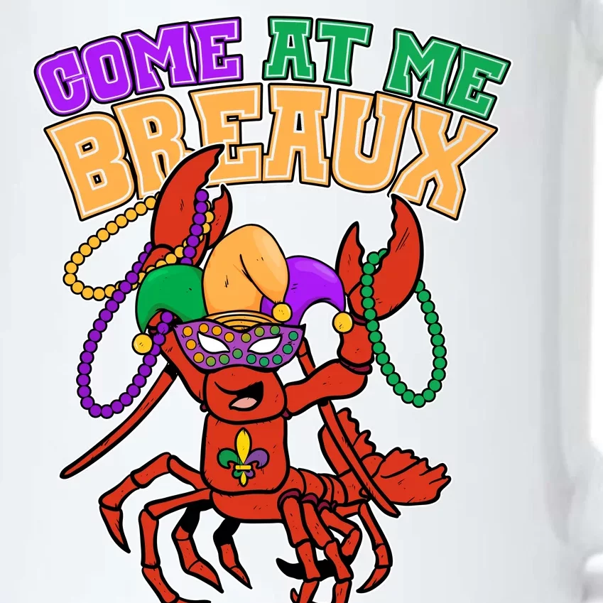 Come At Me Breaux Mardi Gras Crawfish Black Color Changing Mug