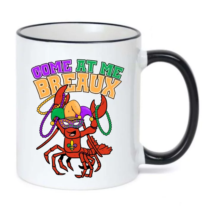 Come At Me Breaux Mardi Gras Crawfish Black Color Changing Mug