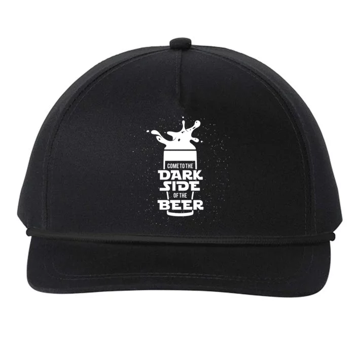 Come To The Dark Side Of The Beer Snapback Five-Panel Rope Hat