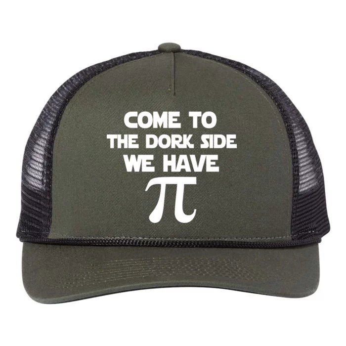 Come To The Dork Side We Have Pi Retro Rope Trucker Hat Cap