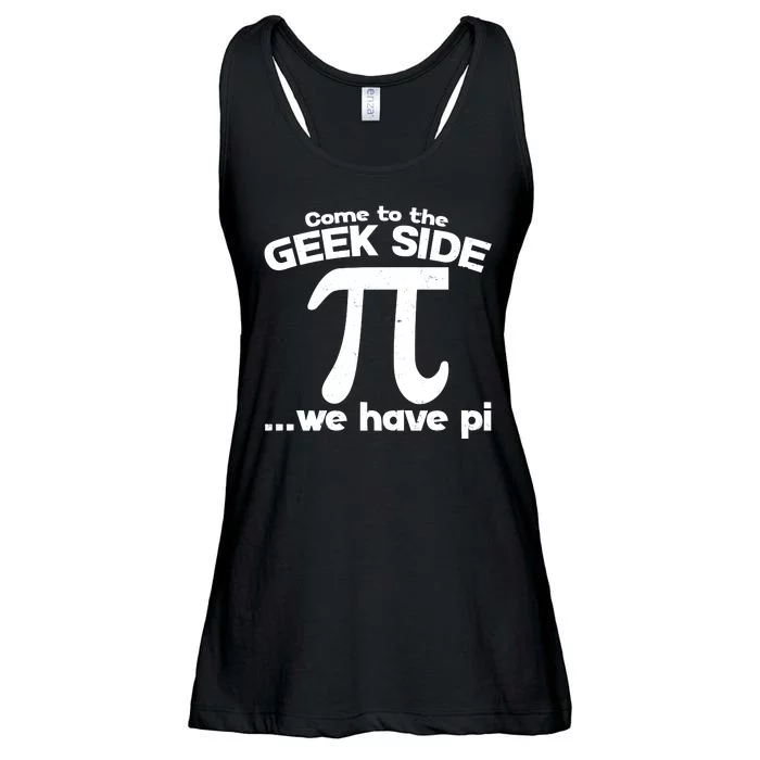 Come To The Geek Side We Have Pi 3.14 Pi Day March 14 Ladies Essential Flowy Tank