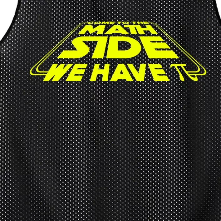 Come To The Math Side We Have Pi Day 3.14 Mesh Reversible Basketball Jersey Tank