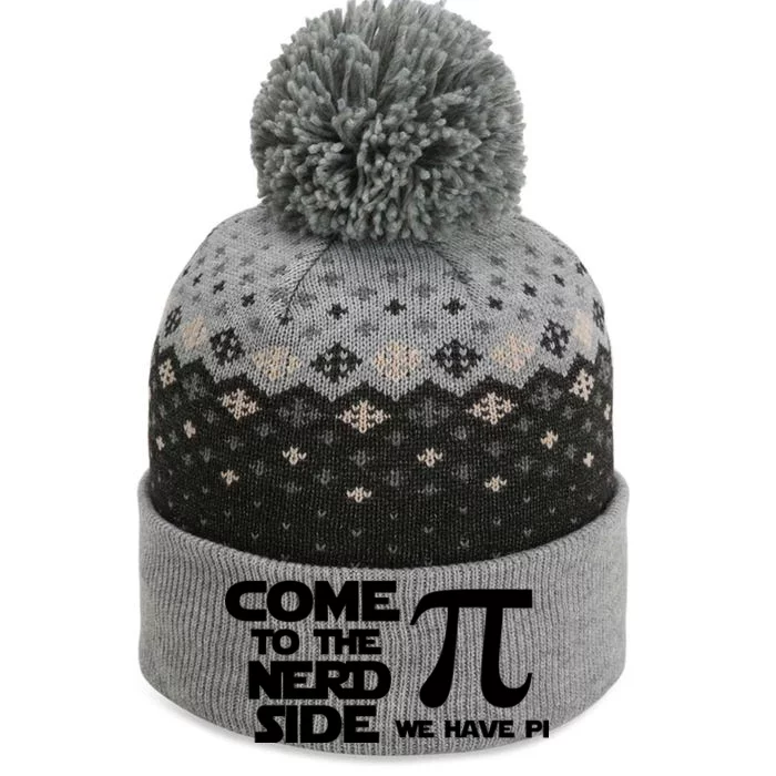 Come to the nerd side we have Pi The Baniff Cuffed Pom Beanie