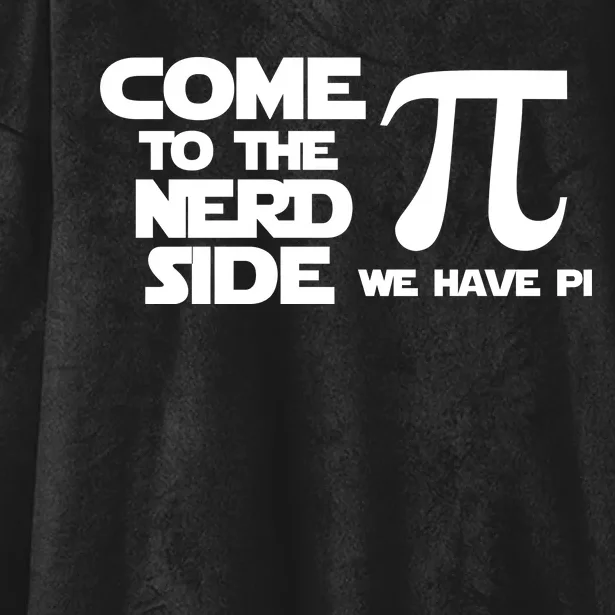 Come to the nerd side we have Pi Hooded Wearable Blanket