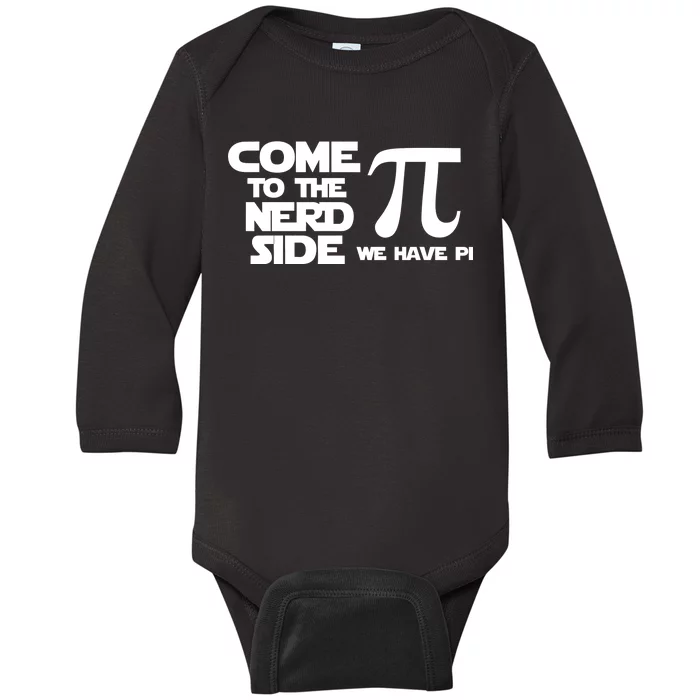 Come to the nerd side we have Pi Baby Long Sleeve Bodysuit