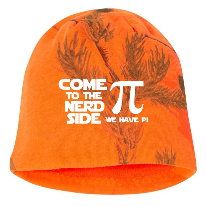 Come To The Nerd Side We Have Pi Kati - Camo Knit Beanie