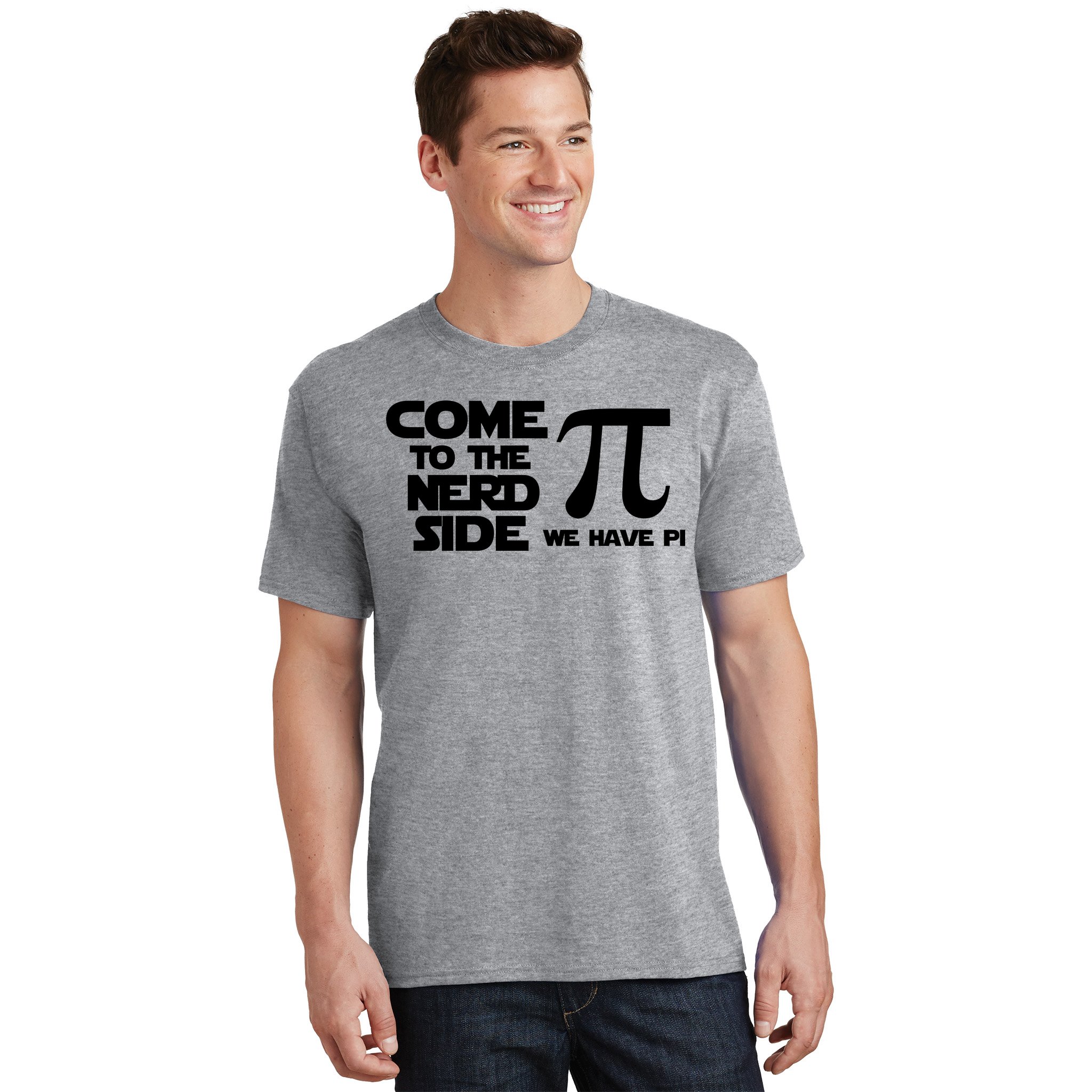 Come To The Nerd Side We Have Pi MENS T-SHIRT tee birthday gift maths geek nerdy 