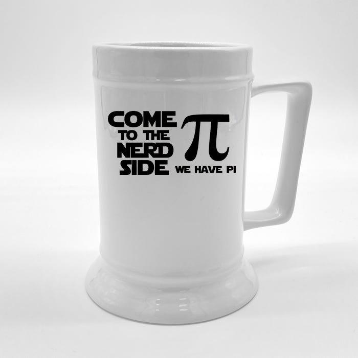 Come to the nerd side we have Pi Front & Back Beer Stein