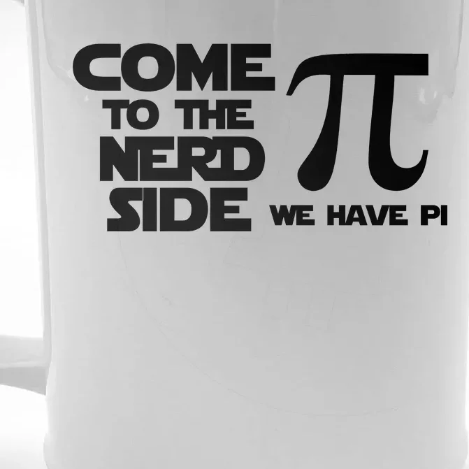 Come to the nerd side we have Pi Front & Back Beer Stein