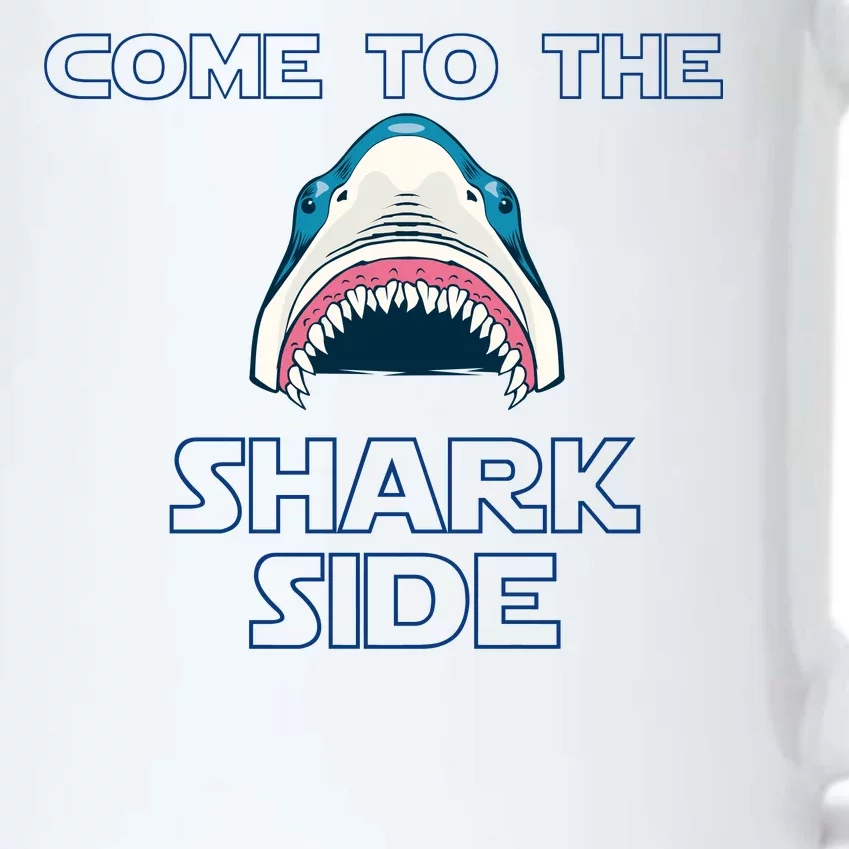 Come To The Shark Side Black Color Changing Mug