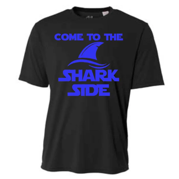 Come To The Shark Side Funny Cooling Performance Crew T-Shirt