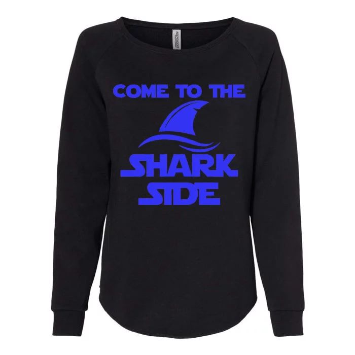 Come To The Shark Side Funny Womens California Wash Sweatshirt