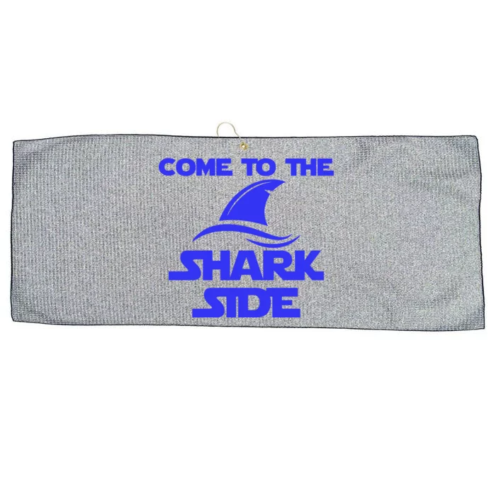 Come To The Shark Side Funny Large Microfiber Waffle Golf Towel