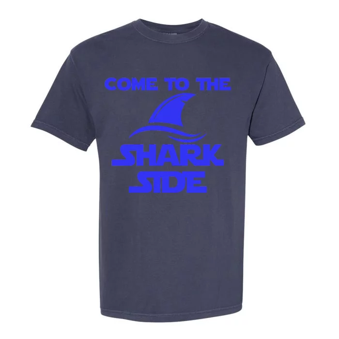 Come To The Shark Side Funny Garment-Dyed Heavyweight T-Shirt