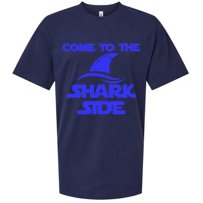 Come To The Shark Side Funny Sueded Cloud Jersey T-Shirt