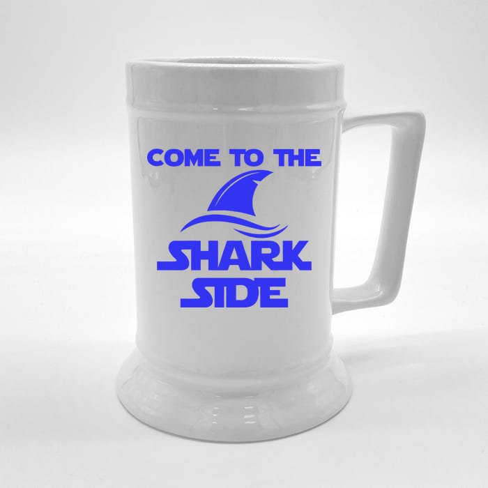 Come To The Shark Side Funny Front & Back Beer Stein