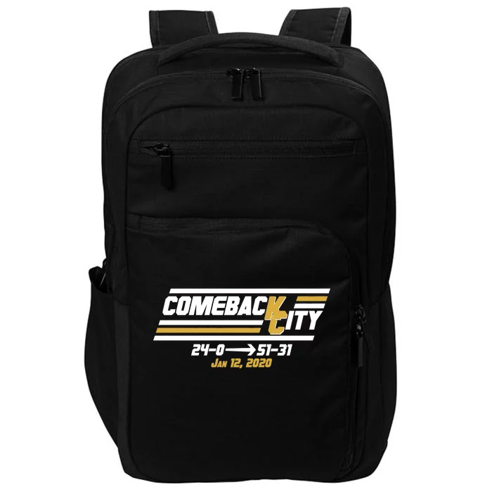 Comeback City Kansas City Football Impact Tech Backpack