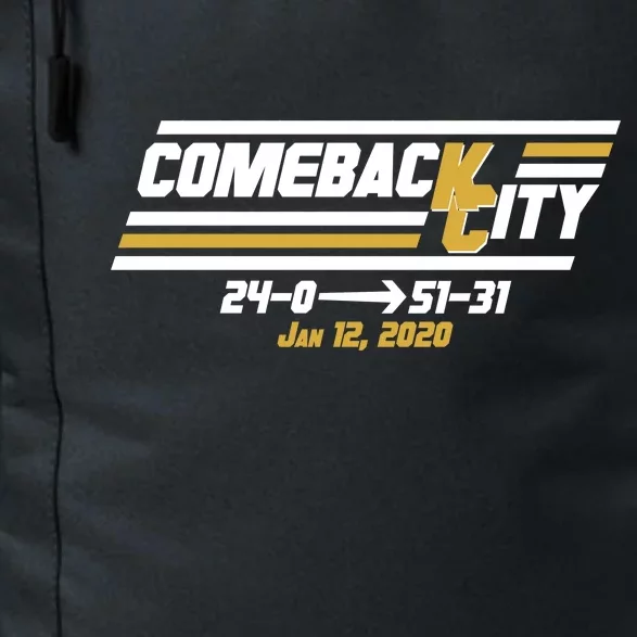 Comeback City Kansas City Football Daily Commute Backpack