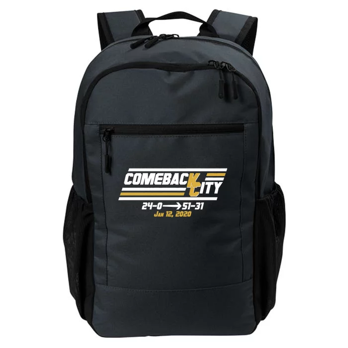 Comeback City Kansas City Football Daily Commute Backpack