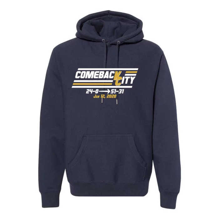 Comeback City Kansas City Football Premium Hoodie