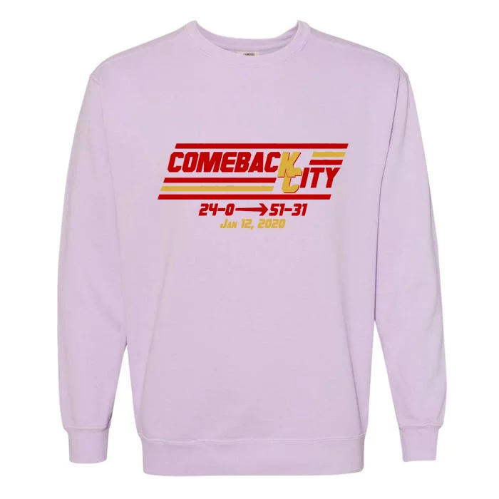 Comeback City Kansas City Football Garment-Dyed Sweatshirt